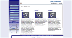 Desktop Screenshot of germania-elektronik.com