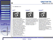 Tablet Screenshot of germania-elektronik.com
